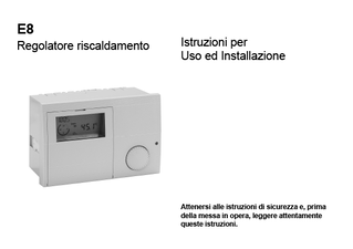 DRZONECCONTAA Zone controller configuration_E8.0634 IT 2.102-10 0317_Installation and operation manual_Italian download